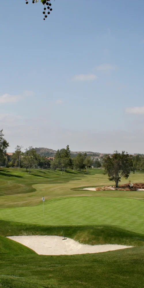 golf course in planned southern californian city