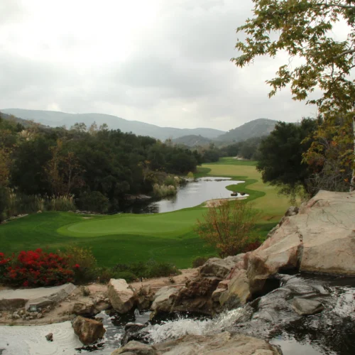 golf course in planned southern californian city