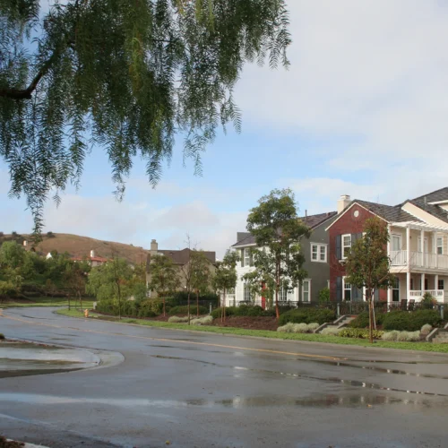 residential neighborhood Southern California