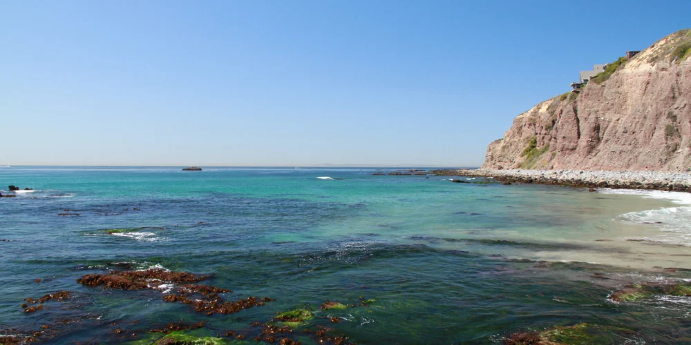 coastal California cliffs and Pacific ocean