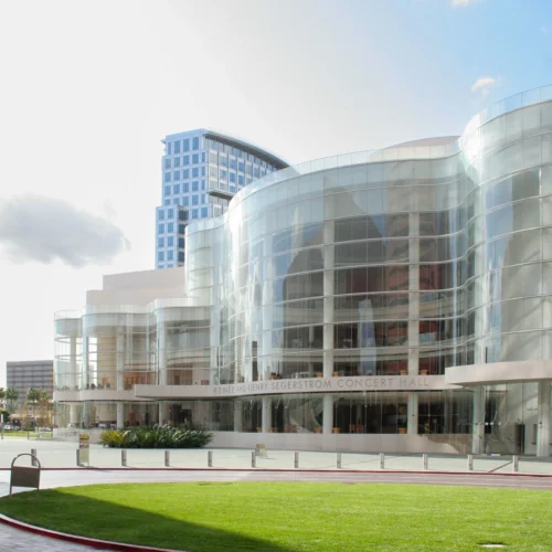 contemporary architecture concert hall exterior