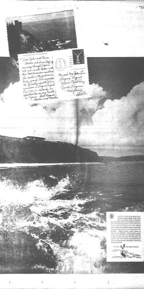 1960s real estate newspaper ad for new home community in orange county california